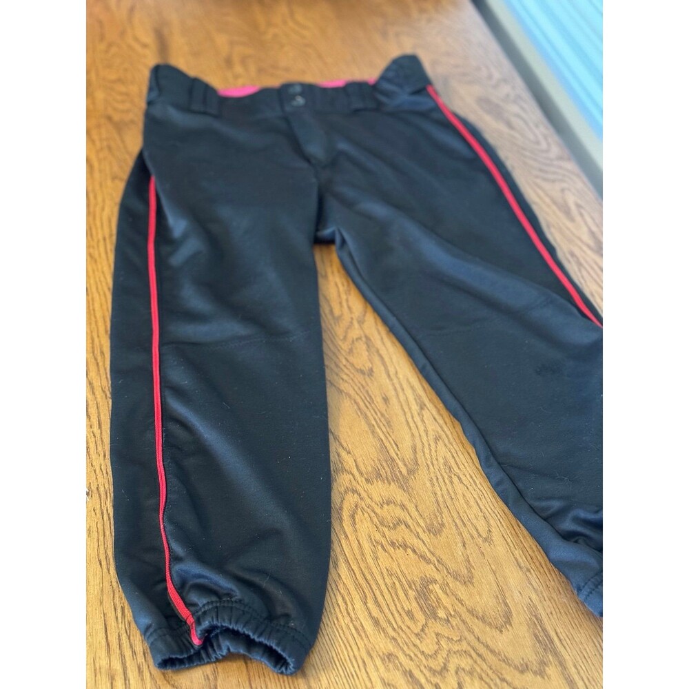 (LOT-2) ALLESON ATHLETIC BRAND~Women’s Medium, Black Softball Pants, Sportswear - Picture 10 of 12